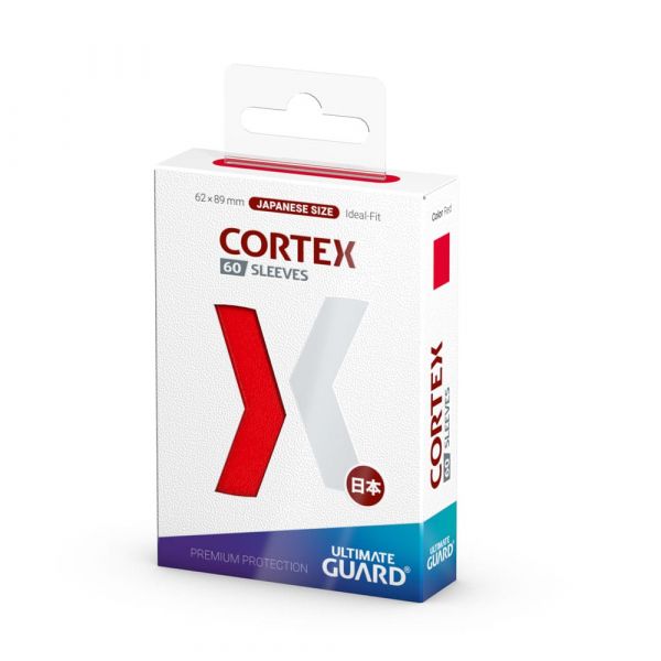Ultimate Guard Cortex Sleeves Japanese Size - Red (Pack of 60) Additional Image 2