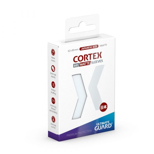 Ultimate Guard Cortex Sleeves Matte Japanese Size - Transparent (Pack of 60) Main Image