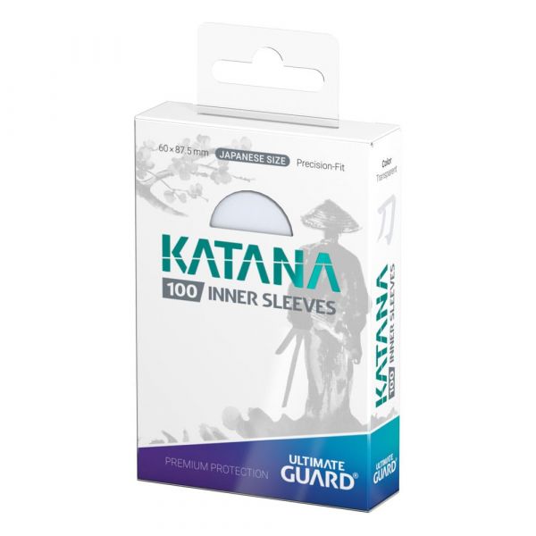 Ultimate Guard Katana Inner Sleeves Japanese Size (Pack of 100) Additional Image 1