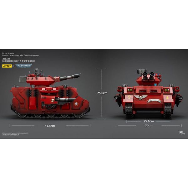 Blood Angels Predator Annihilator with Twin Lascannons (Warhammer 40k) Additional Image 7