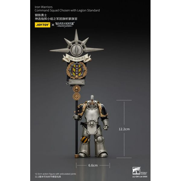 lron Warriors Command Squad Chosen with Legion Standard (Warhammer The Horus Heresy) Additional Image 8