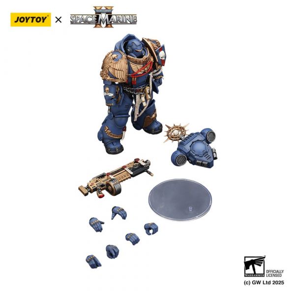 Ultramarines Heavy Relic Primus Armor with Heavy Relic Bolt Rifle (Warhammer 40,000: Space Marine 2) Additional Image 7