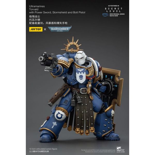Ultramarines Torvald with Power Sword, Stormshield and Bolt Pistol (Warhammer 40,000) Additional Image 6