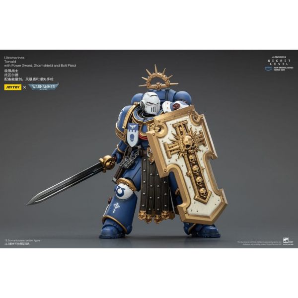 Ultramarines Torvald with Power Sword, Stormshield and Bolt Pistol (Warhammer 40,000) Additional Image 8