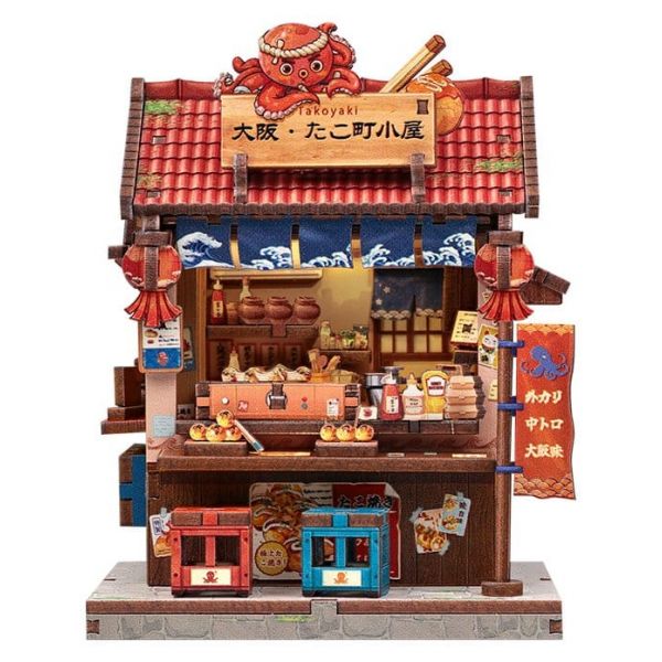 Miniature House Model Kit Osaka Takoyaki 12 x 9 cm Additional Image 3