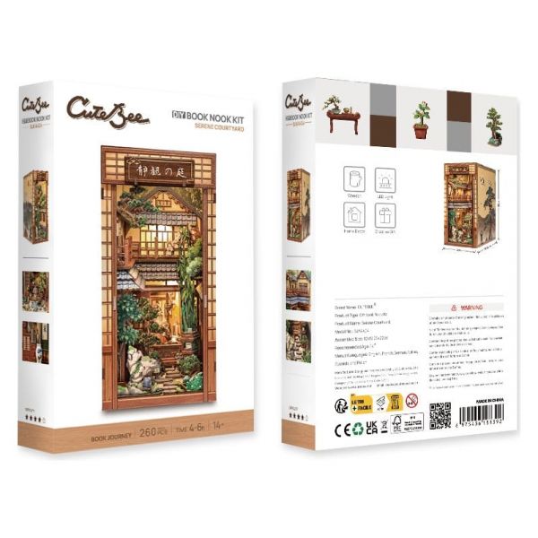 Book Nook Serene Courtyard 22 x 12 cm Additional Image 5