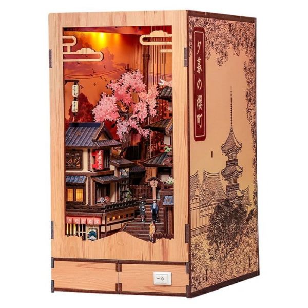 Book Nook Twilight Sakura Path 23 x 12 cm Main Image