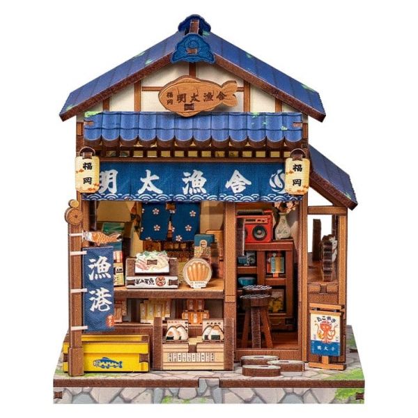 Miniature House Model Kit Fukuoka Mentaiko Kitchen 11 x 9 cm Additional Image 4