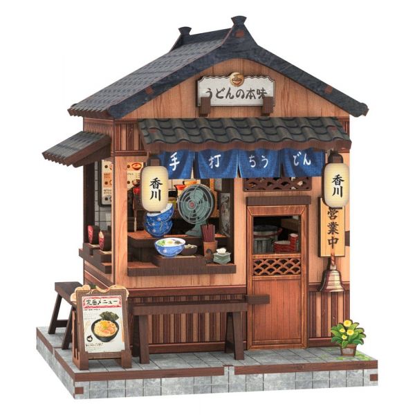 Miniature House Model Kit Kagawa Udon House 11 x 9 cm Main Image