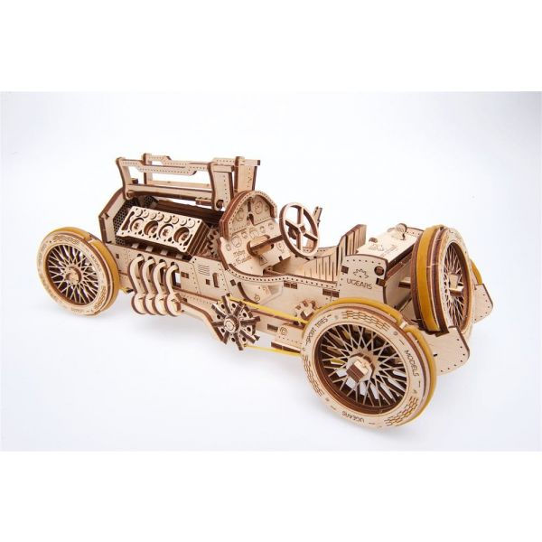 Ugears 3D Wooden Puzzle U-9 Grand Prix Car Additional Image 4