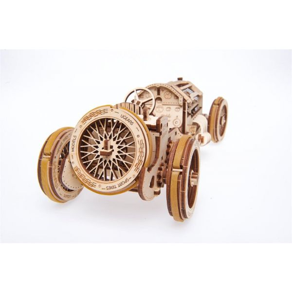 Ugears 3D Wooden Puzzle U-9 Grand Prix Car Additional Image 8