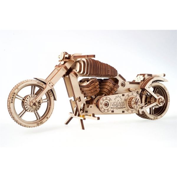 Ugears 3D Wooden Puzzle Bike VM-02 Additional Image 3