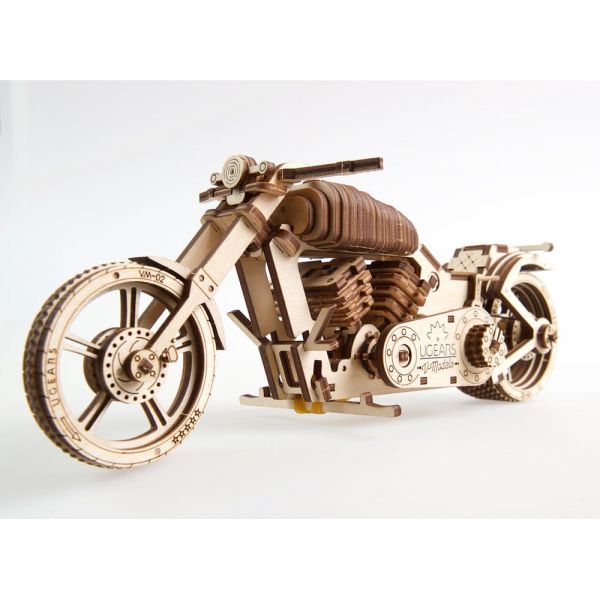 Ugears 3D Wooden Puzzle Bike VM-02 Additional Image 4
