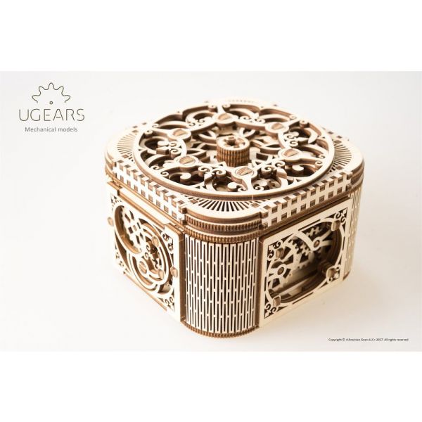 Ugears 3D Wooden Puzzle Treasure Box Additional Image 7