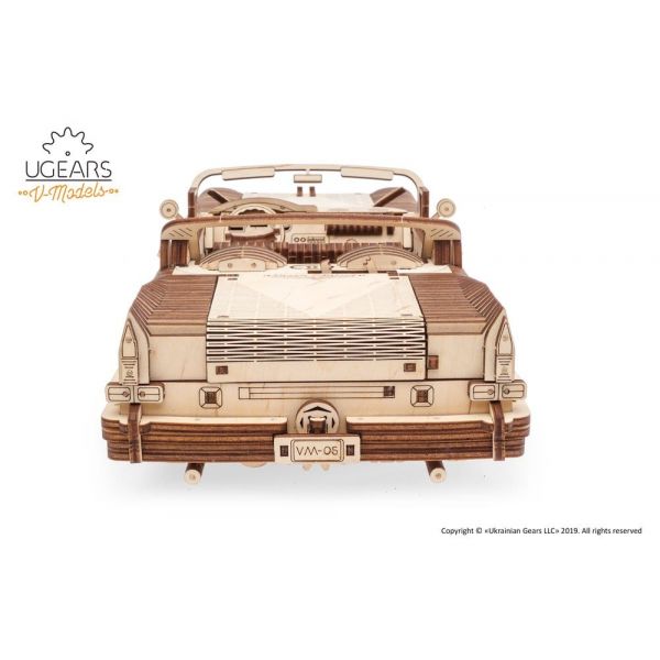Ugears 3D Wooden Puzzle Dream Cabriolet VM-05 Additional Image 2