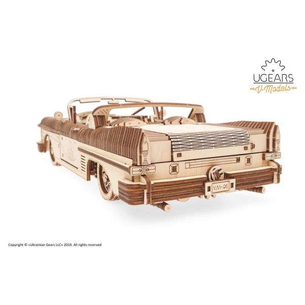 Ugears 3D Wooden Puzzle Dream Cabriolet VM-05 Additional Image 3