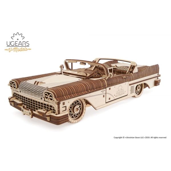 Ugears 3D Wooden Puzzle Dream Cabriolet VM-05 Additional Image 4