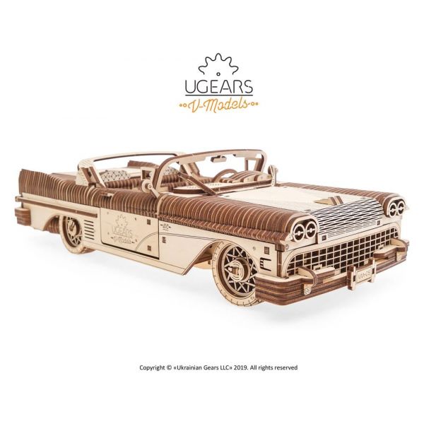 Ugears 3D Wooden Puzzle Dream Cabriolet VM-05 Additional Image 6