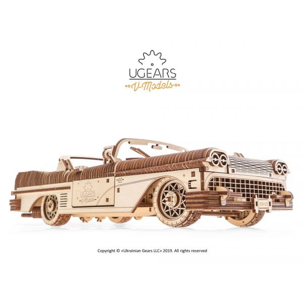 Ugears 3D Wooden Puzzle Dream Cabriolet VM-05 Additional Image 7