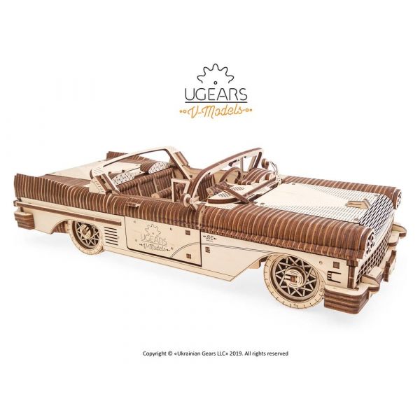 Ugears 3D Wooden Puzzle Dream Cabriolet VM-05 Additional Image 8