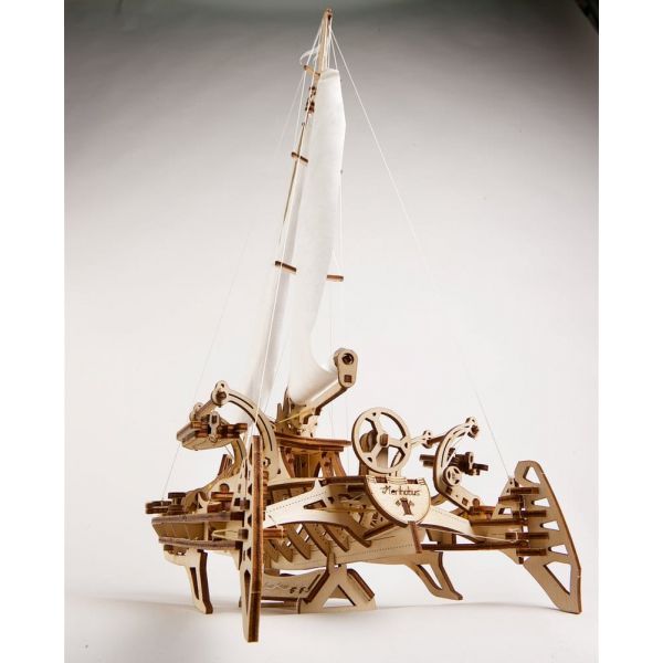 Ugears 3D Wooden Puzzle Trimaran Merihobus Additional Image 5