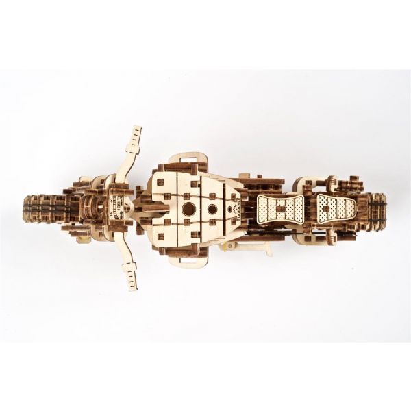 Ugears 3D Wooden Puzzle Scrambler UGR-10 with sidecar Additional Image 1