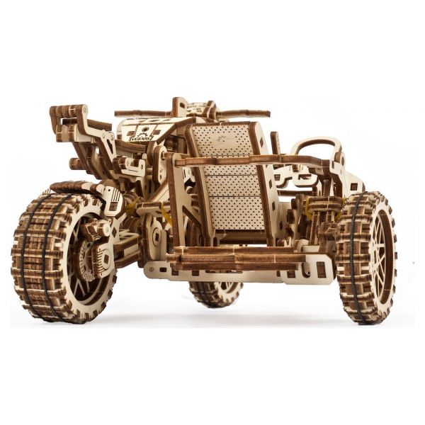 Ugears 3D Wooden Puzzle Scrambler UGR-10 with sidecar Additional Image 4