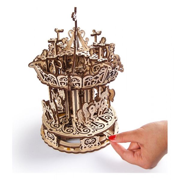 Ugears 3D Wooden Puzzle Carousel Additional Image 5