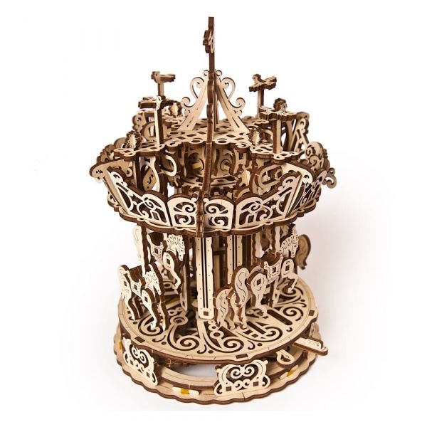 Ugears 3D Wooden Puzzle Carousel Additional Image 7