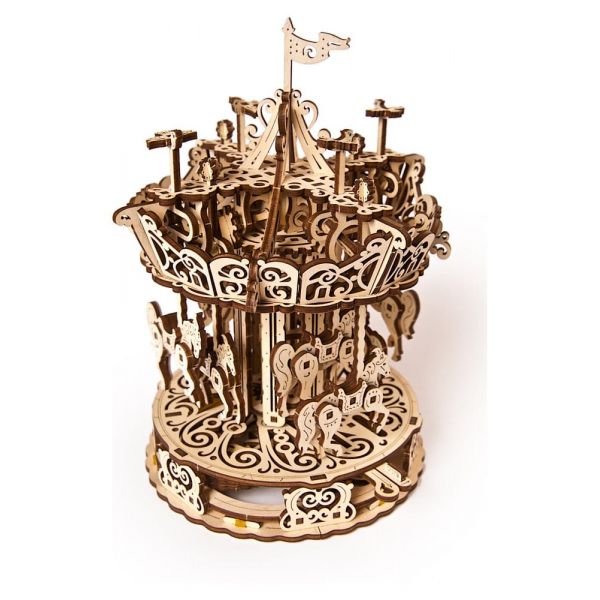 Ugears 3D Wooden Puzzle Carousel Additional Image 8