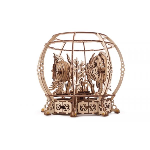 Ugears 3D Wooden Puzzle Mechanical Aquarium Additional Image 2