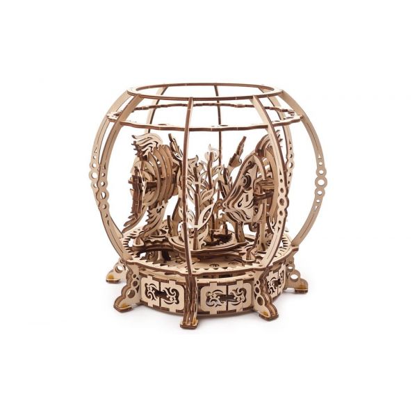 Ugears 3D Wooden Puzzle Mechanical Aquarium Additional Image 3
