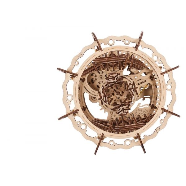 Ugears 3D Wooden Puzzle Mechanical Aquarium Additional Image 5