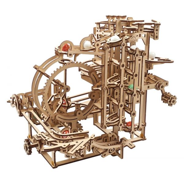 Ugears 3D Wooden Puzzle Marble Run Stepped Hoist Additional Image 4