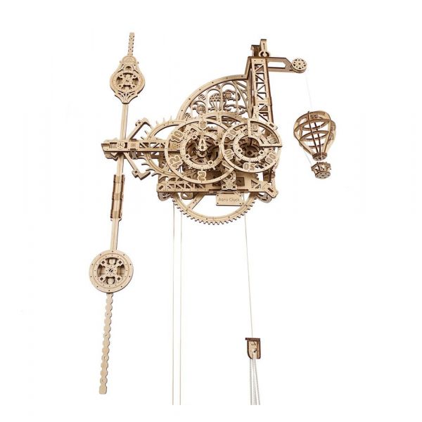 Ugears 3D Wooden Puzzle Aero Clock Additional Image 6