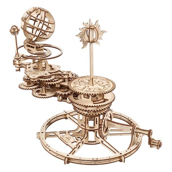 Ugears 3D Wooden Puzzle Mechanical Tellurion Main Image