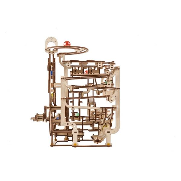 Ugears 3D Wooden Puzzle Marble Run Tiered Hoist Additional Image 1