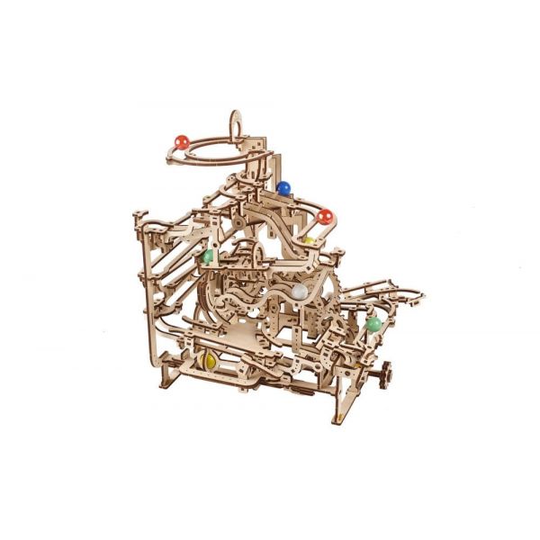 Ugears 3D Wooden Puzzle Marble Run Tiered Hoist Additional Image 4