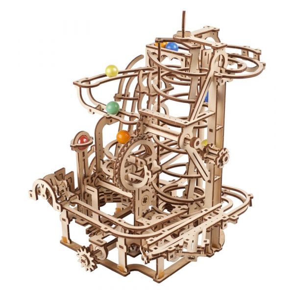 Ugears 3D Wooden Puzzle Marble Run Spiral Hoist Additional Image 2