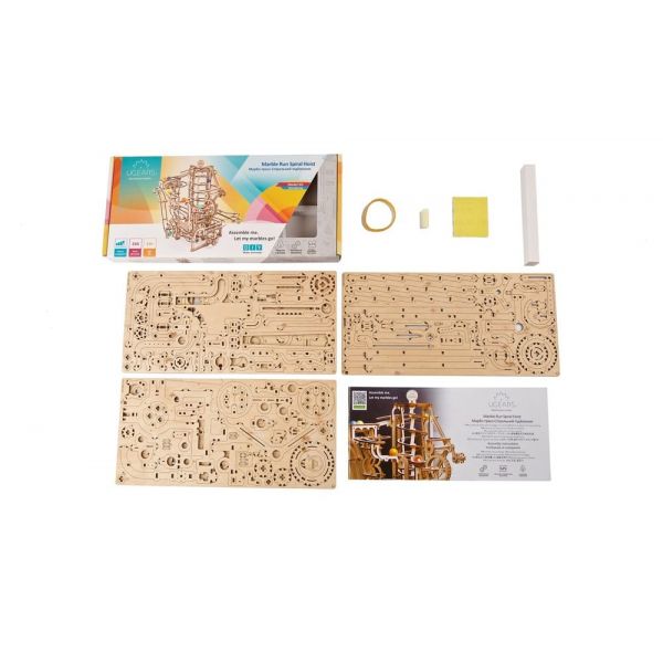 Ugears 3D Wooden Puzzle Marble Run Spiral Hoist Additional Image 8