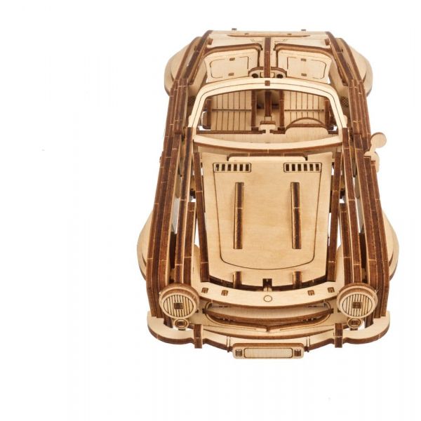 Ugears 3D Wooden Puzzle Winged Sports Coupe Additional Image 2