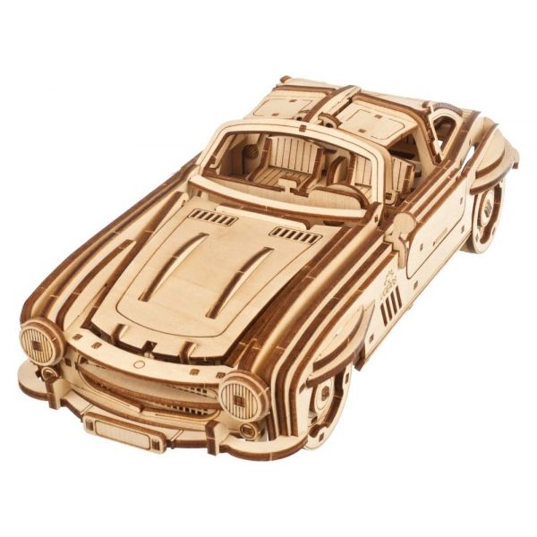 Ugears 3D Wooden Puzzle Winged Sports Coupe Additional Image 3