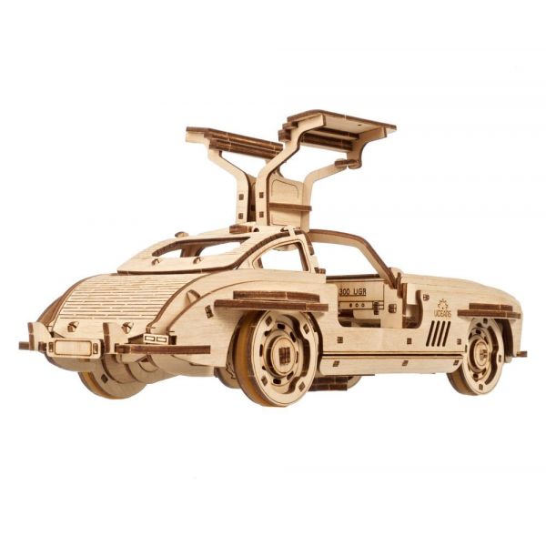 Ugears 3D Wooden Puzzle Winged Sports Coupe Additional Image 8