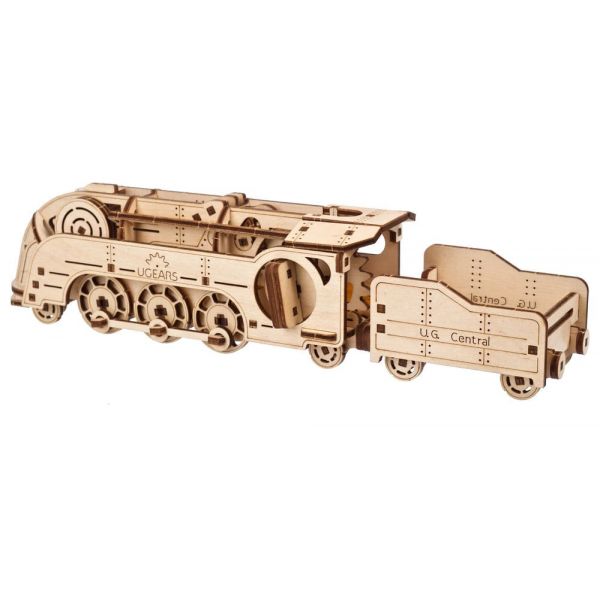 Ugears 3D Wooden Puzzle Mini Locomotive Additional Image 3