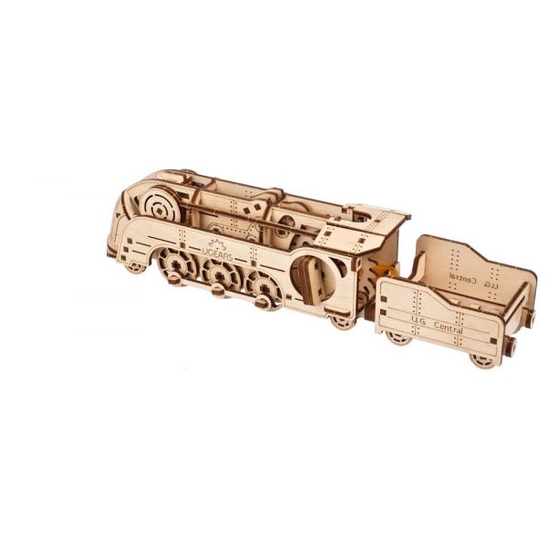 Ugears 3D Wooden Puzzle Mini Locomotive Additional Image 4