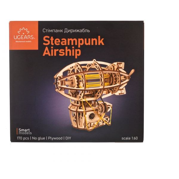 Ugears 3D Wooden Puzzle Steampunk Airship Additional Image 6