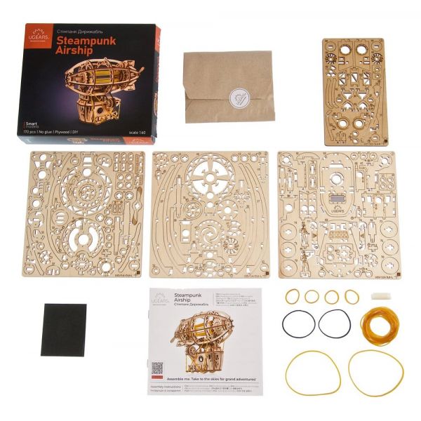 Ugears 3D Wooden Puzzle Steampunk Airship Additional Image 8