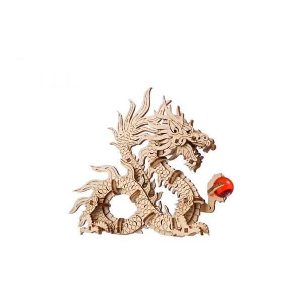 Ugears 3D Wooden Puzzle Wood Dragon Additional Image 4