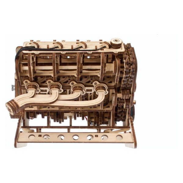 Ugears 3D Wooden Puzzle V8 Engine Additional Image 4