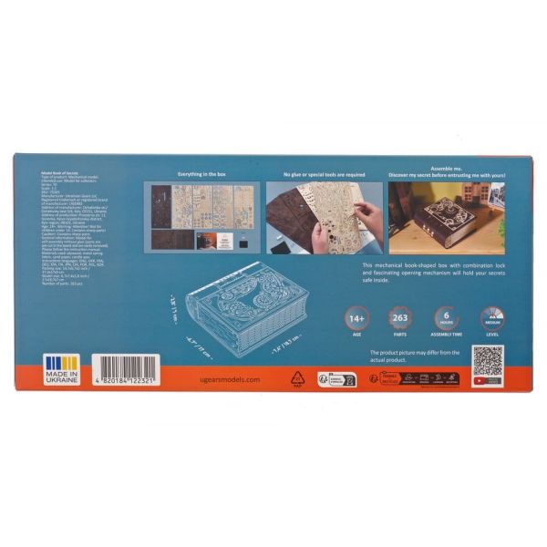 Ugears 3D Wooden Puzzle Book of Secrets Additional Image 7